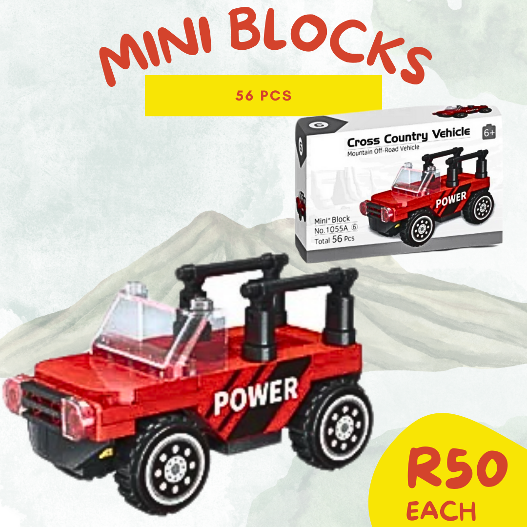 Mini Blocks Cross Country Vehicle Series