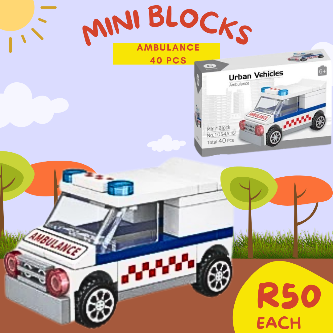 Mini Blocks Urban Vehicles