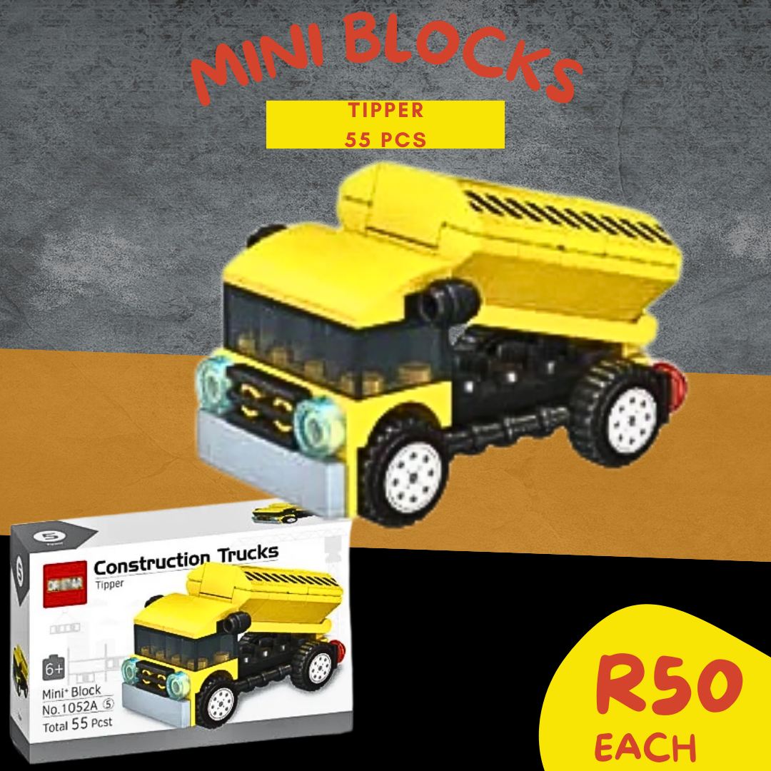 Mini Blocks Construction Vehicle Series