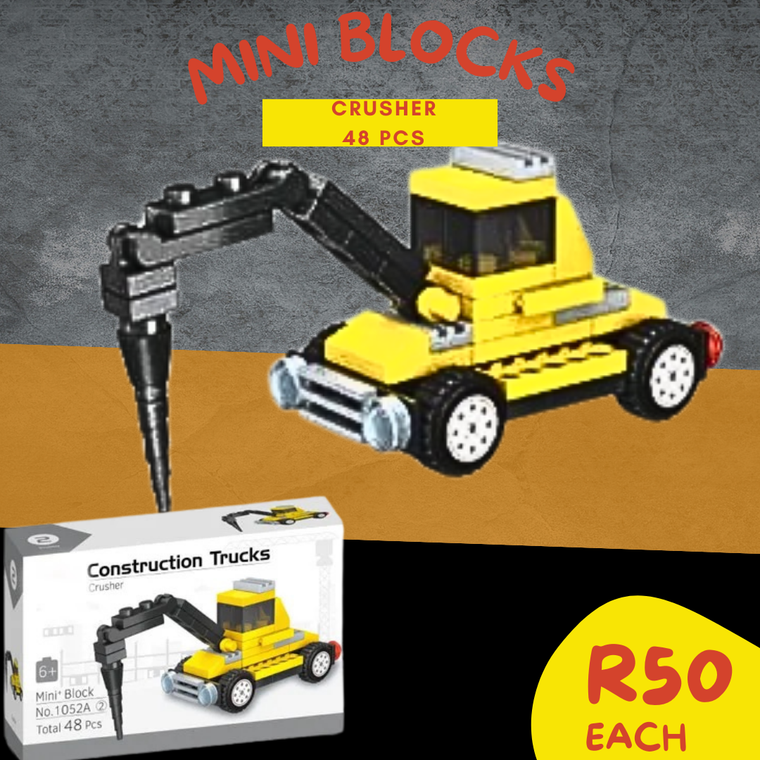 Mini Blocks Construction Vehicle Series