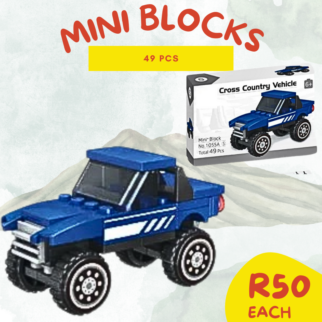 Mini Blocks Cross Country Vehicle Series