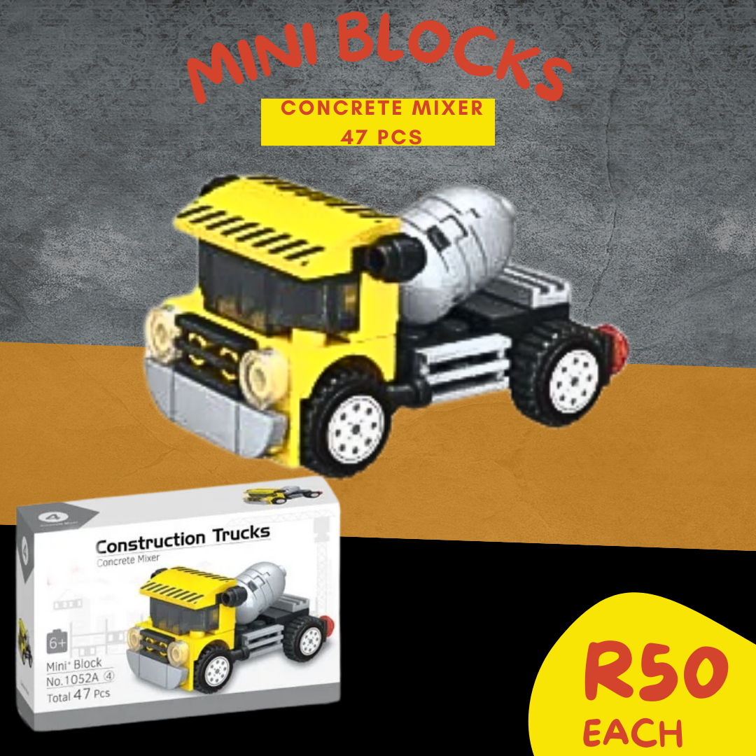 Mini Blocks Construction Vehicle Series