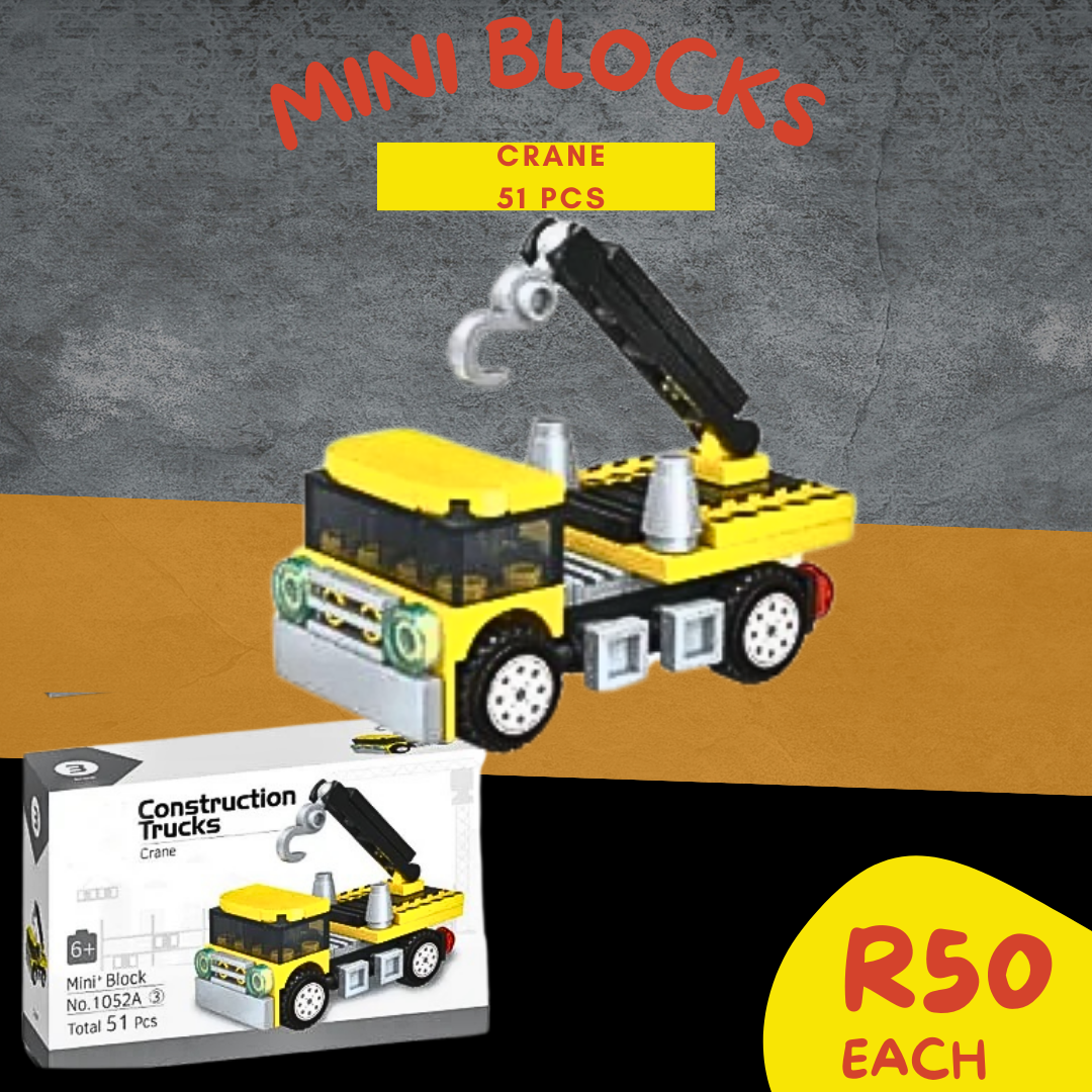 Mini Blocks Construction Vehicle Series