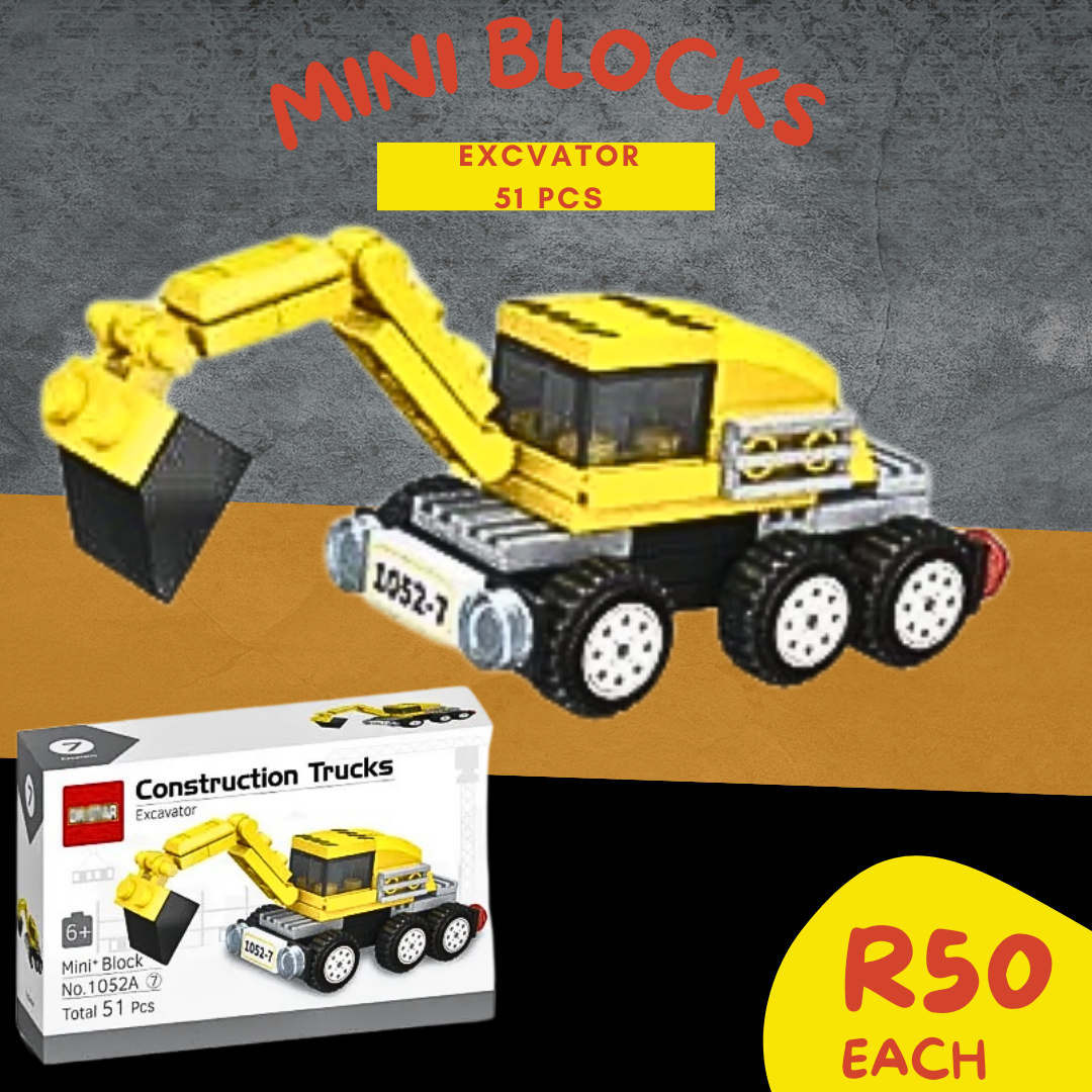 Mini Blocks Construction Vehicle Series