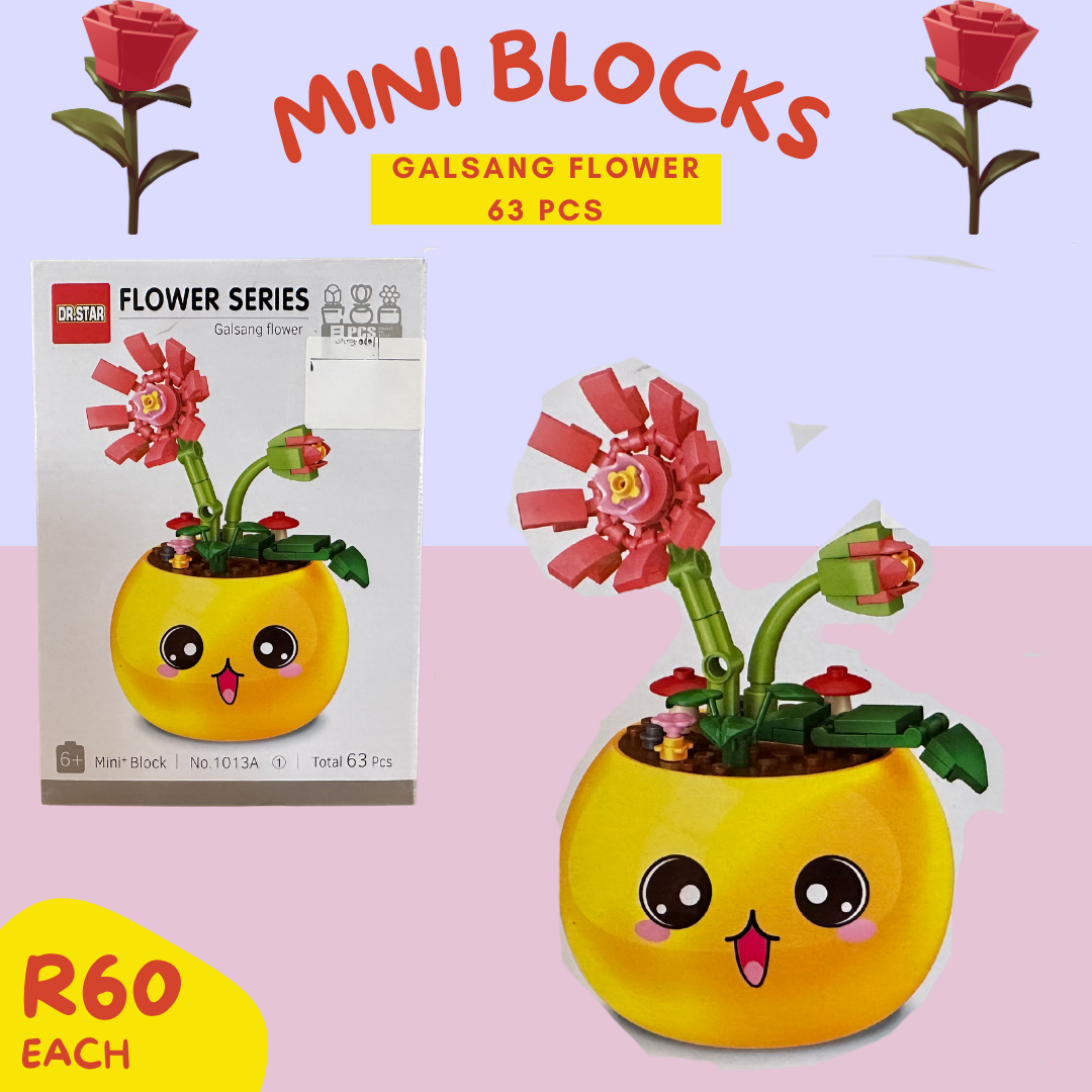 Mini Blocks Flower Series