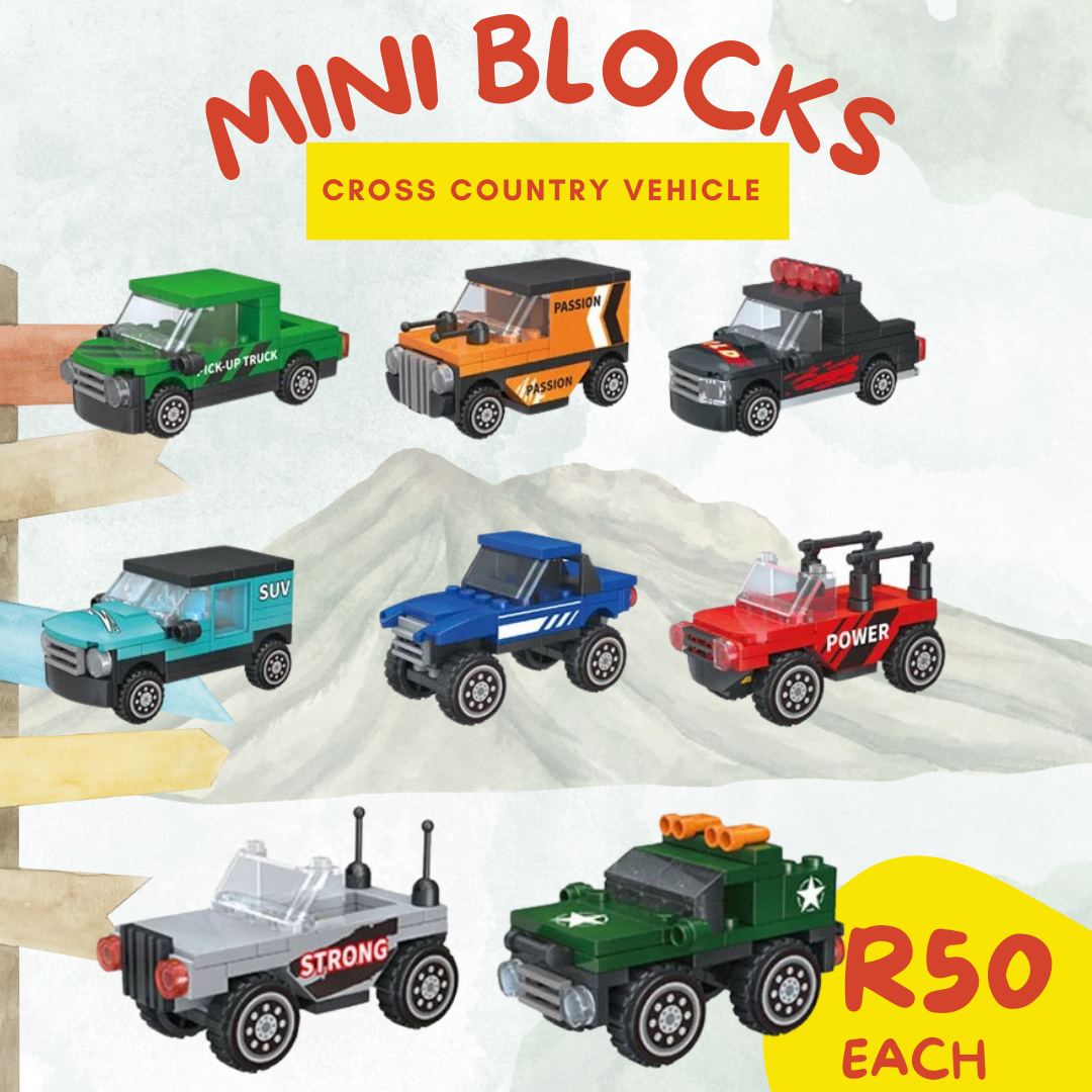 Mini Blocks Cross Country Vehicle Series