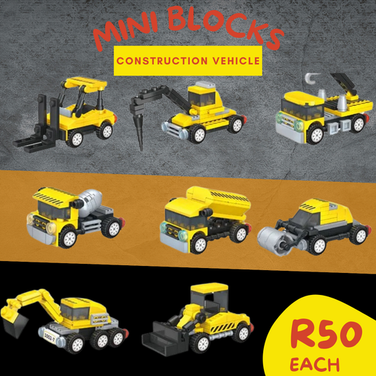 Mini Blocks Construction Vehicle Series