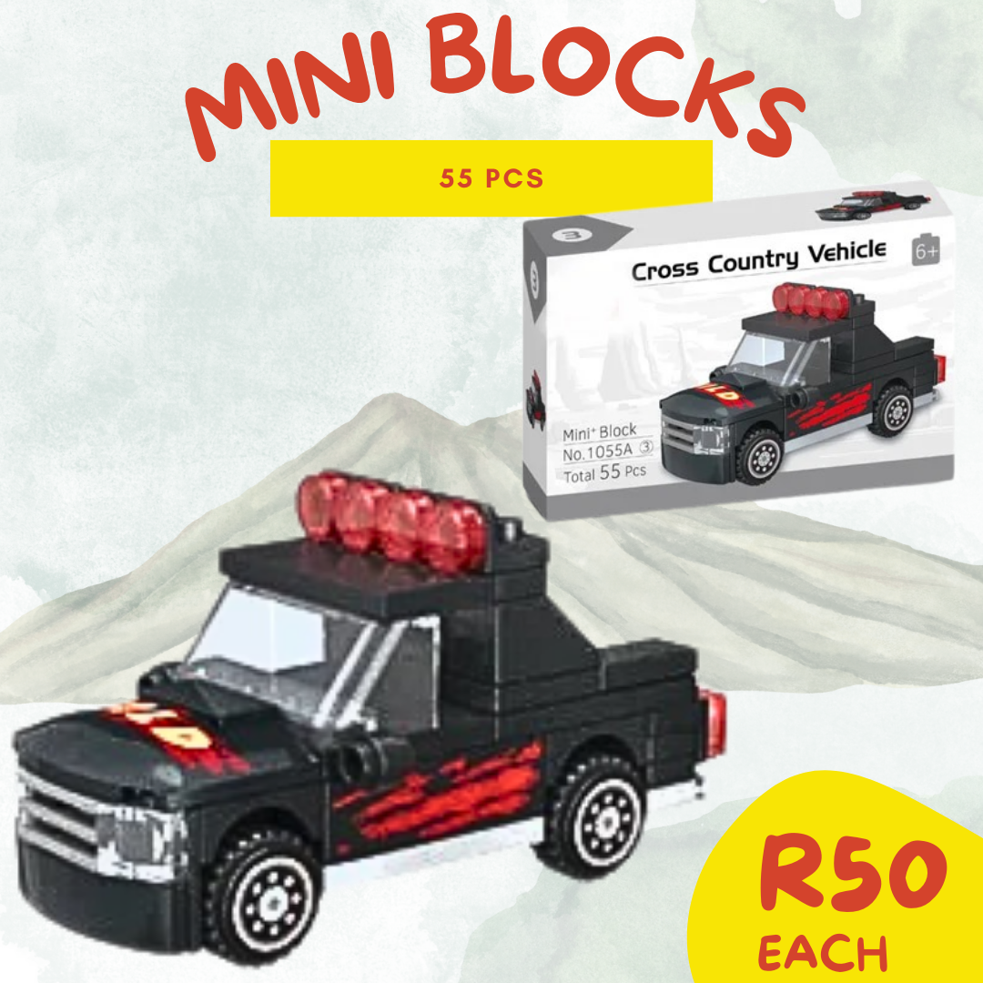 Mini Blocks Cross Country Vehicle Series