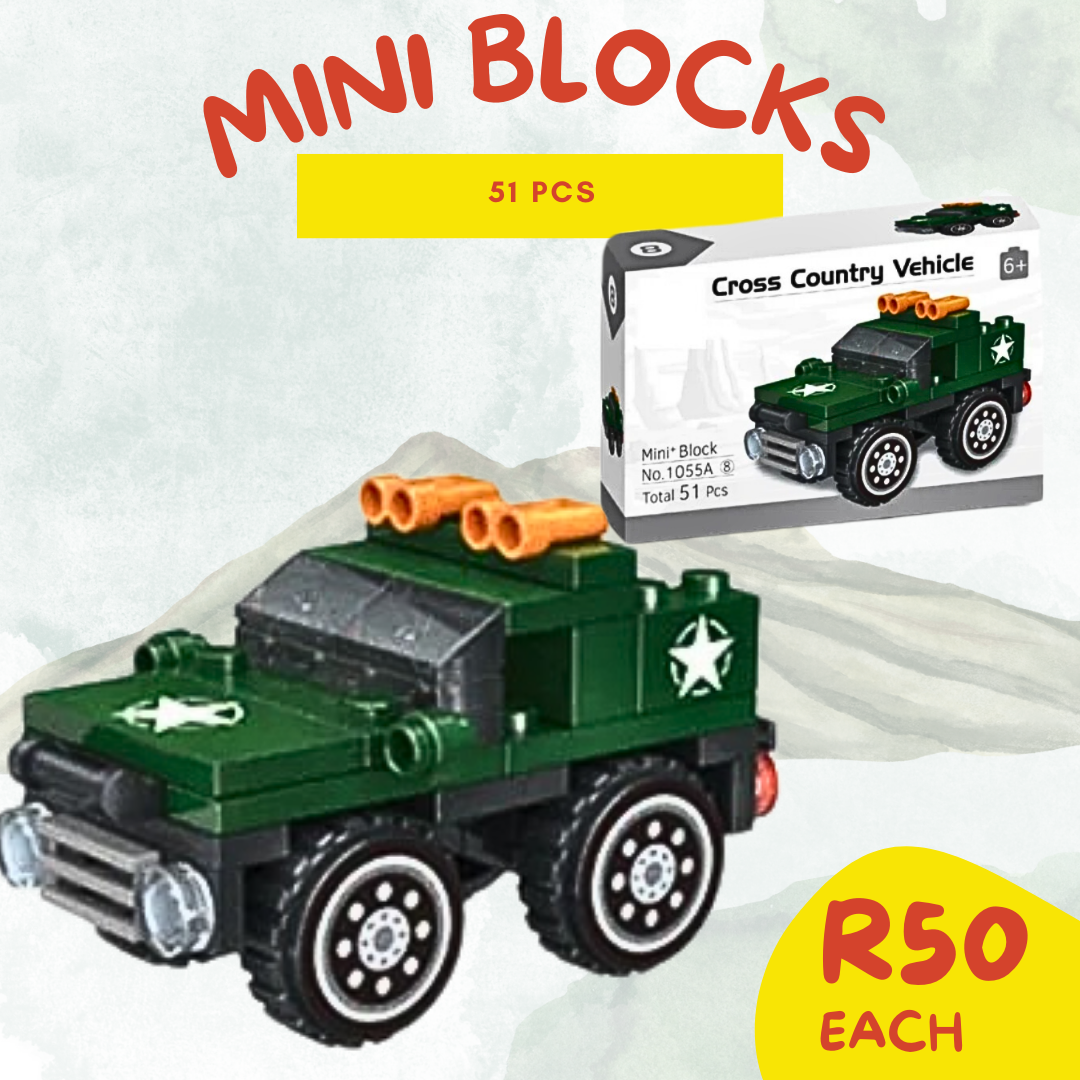 Mini Blocks Cross Country Vehicle Series